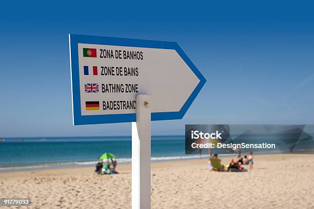 해변bathing Zone팻말 다국어에 대한 스톡 사진 및 기타 이미지 - 다국어, 표지판, 0명