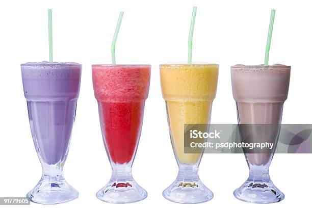 Köstliche Milchshakes Stockfoto und mehr Bilder von Amerikanische Heidelbeere - Amerikanische Heidelbeere, Braun, Dessert