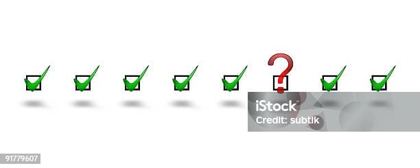 Unvollendeter Inventarcheckliste Stockfoto und mehr Bilder von Fragebogen - Fragebogen, Fragezeichen, Checkliste