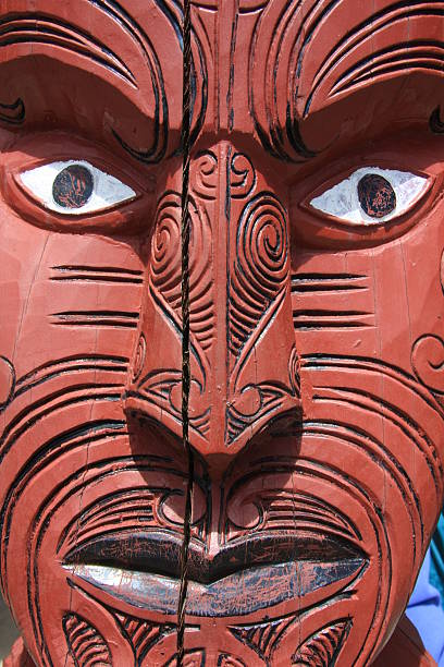 istock Maori mask, New Zealand 91780088