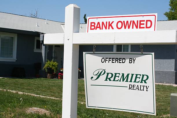 istock Bank owned home for sale 91780097