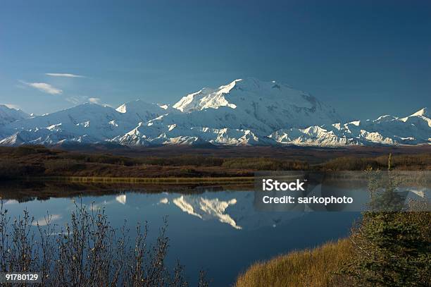 Mt Mckinley Sunrise Reflection Stock Photo - Download Image Now - Alaska - US State, Beauty In Nature, Capital Cities