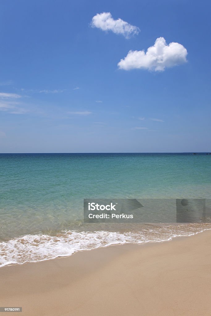 Vista para o mar - Foto de stock de Areia royalty-free