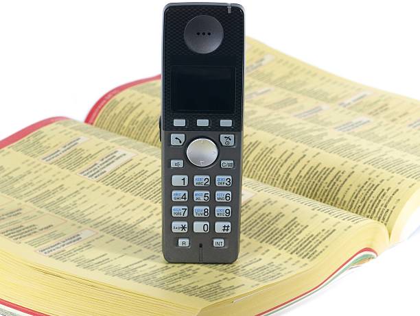 istock Phone and telephone directory 91780371