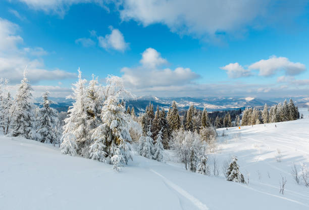 istock Winter mountain snowy landscape 917805672