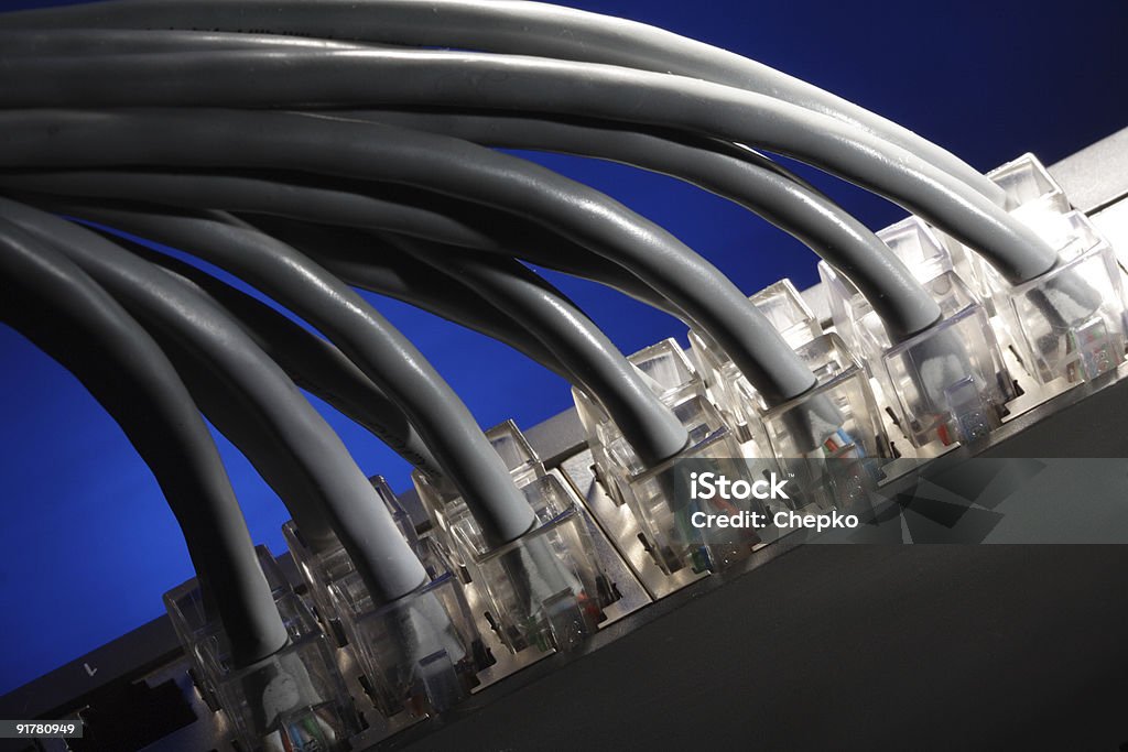 Computer Hub Photo Computer Network Hub Stock Photo - Download Image Now - Bunch, Color ...