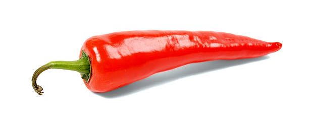 Cтоковое фото Крупный красный горячий перец чили