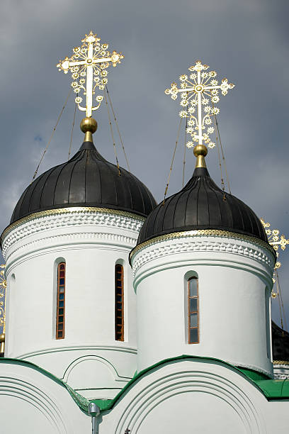 istock Cupola of Orthodox Spassky cathedral in Murom 91781121