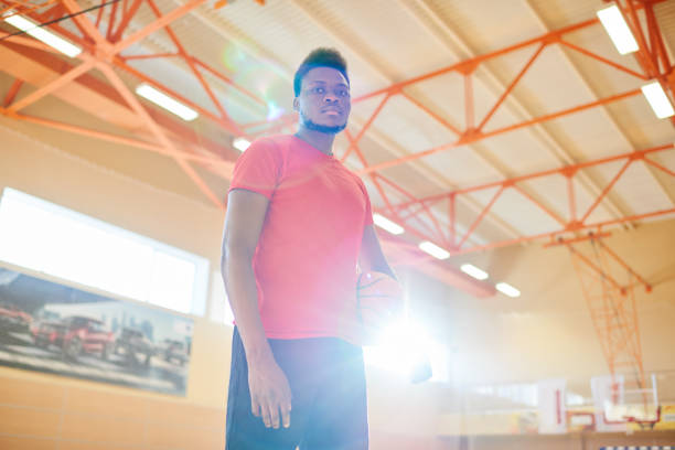 istock Best Afro-American basketball player in sunlight 917812680