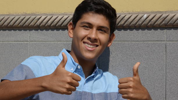 Teen Boy Thumbs Up