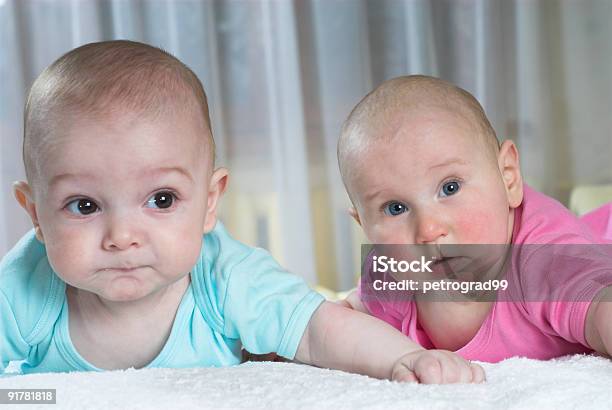 Bewildered Babies Stock Photo - Download Image Now - 0-11 Months, 6-11 Months, Alertness