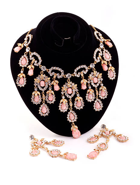 istock Jewellery Necklace on the stand 91782246