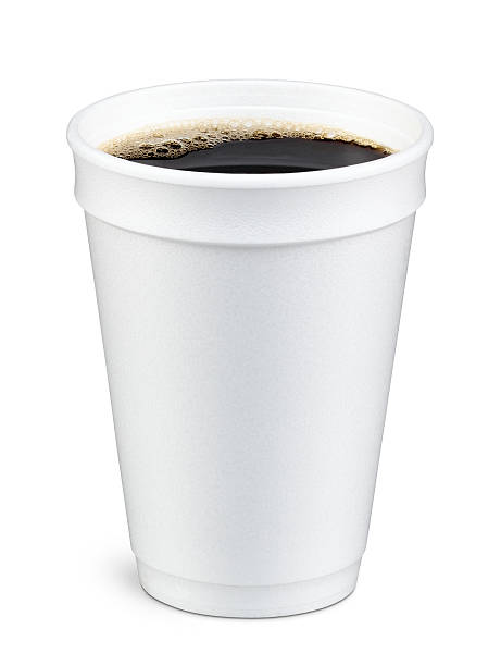 Coffee In Foam Cup Stock Photo - Download Image Now - Polystyrene