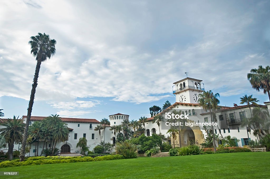 Palazzo di Giustizia di Santa Barbara - Foto stock royalty-free di Palazzo di giustizia