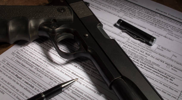 istock NICS background check with the dishonorable dischage clause highlighted 917833168