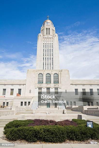 Capitolio Del Estado De Nebraska Foto de stock y más banco de imágenes de Aire libre - Aire libre, Arquitectura, Arquitectura exterior