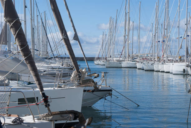 istock Sailboats in Alimos Marina 917834524