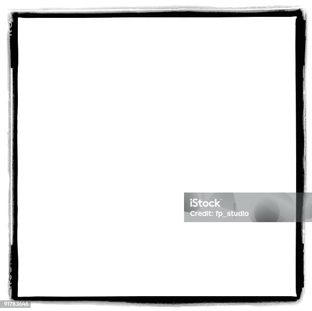 Thick Sloppy Medium Format Border Stock Photo - Download Image Now - Camera Film, Picture Frame, Full Frame