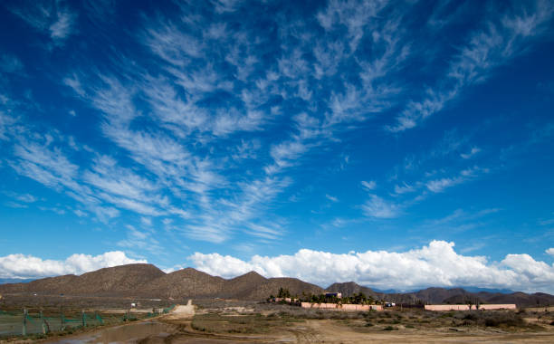 Cirrus clouds above Cerritos Beach - Baja California - Mexico BCS