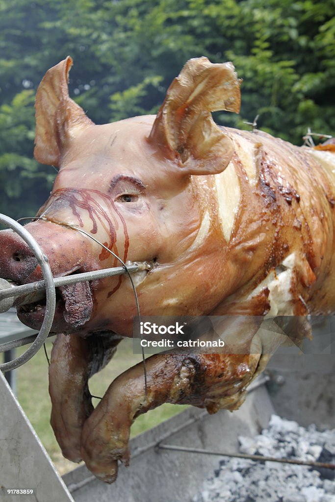 Cerdo asado - Foto de stock de Aire libre libre de derechos