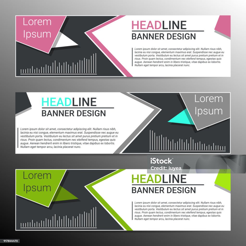 Info Banner Modern Infographic Banner Design Vector Stock Illustration - Download ...