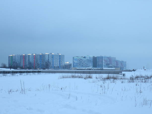 istock city quarter on a winter evening 917844822