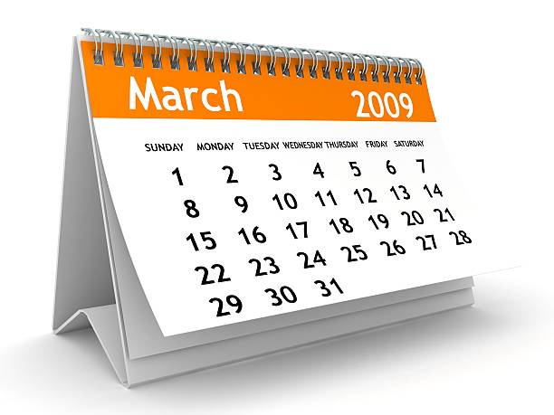 istock March 2009 - Orange Calendar series 91784527
