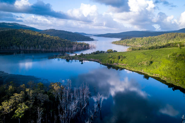 istock Aerial view on the river in Australia 917845908