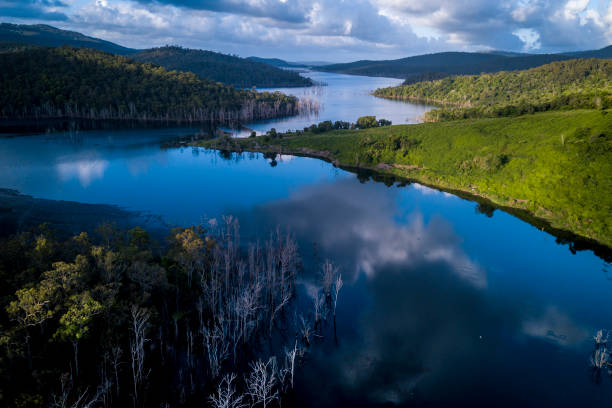 istock Aerial view on the river in Australia 917845914