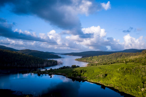 istock Aerial view on the river in Australia 917845936