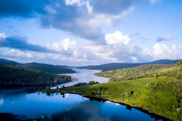 istock Aerial view on the river in Australia 917845938