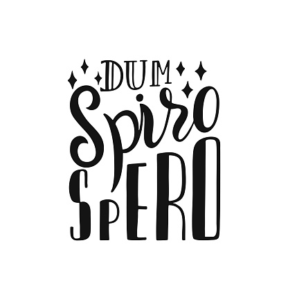 Dum Spiro Spero Latin Phrase Means While I Breath I Hope Hand Drawn  Inspirational Vector Quote For Prints Posters Tshirts Illustration Isolated  On White Background Stock Illustration - Download Image Now - iStock