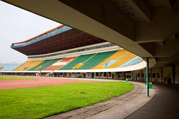 istock Stadium - Field and tribunes 91784908
