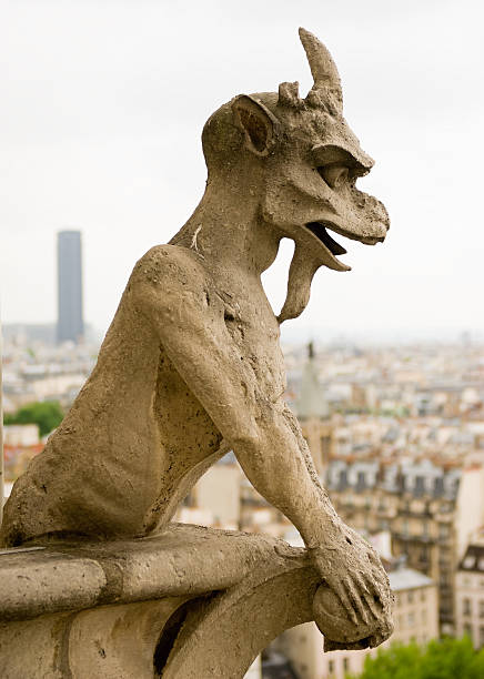 istock Chimera of Notre Dame de Paris. 91784966