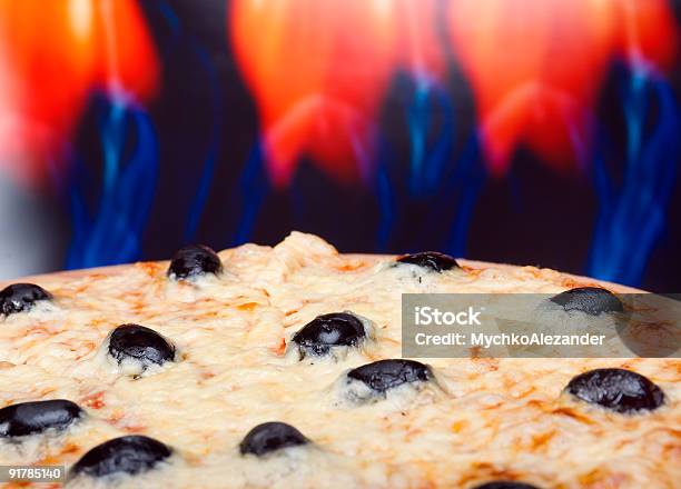 Pizza E Cucina Italiana - Fotografie stock e altre immagini di Antipasto - Antipasto, Calore - Concetto, Cerchio