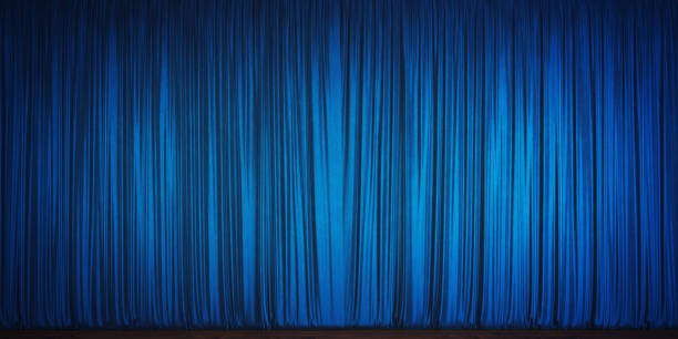 Blue Velvet Theater Curtain