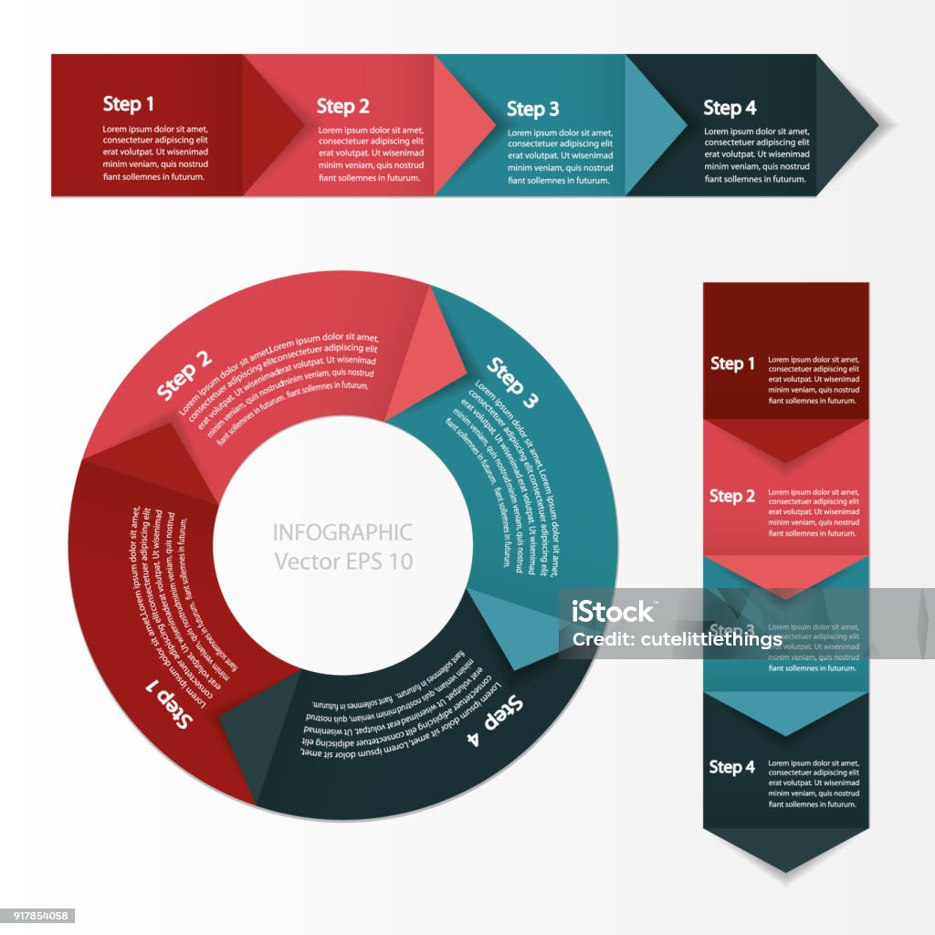 Infographics Process Chart Module Stock Illustration - Download Image ...