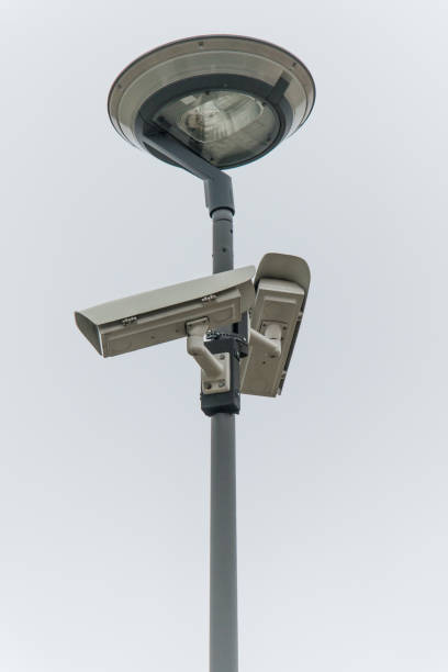 istock Cameras mounted on street lighting 917855004