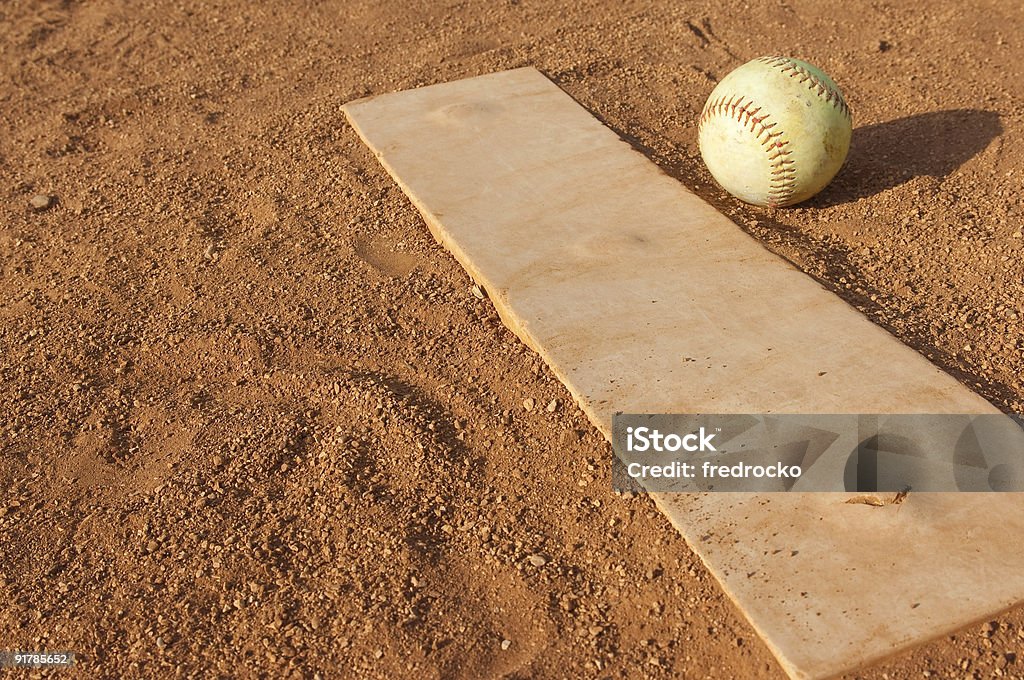 Campo de béisbol en juego de béisbol - Foto de stock de Abstracto libre de derechos