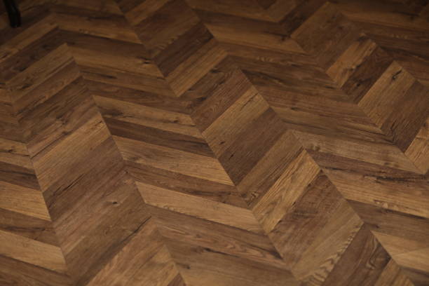 istock Floor made of wooden boards. Texture background 917865808