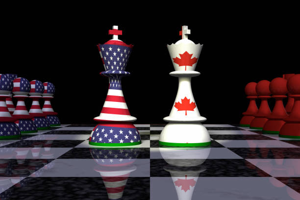 istock USA and Canada Chess Standoff 917870094