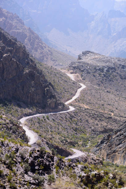 istock Dirt road in rugged mountains of Oman 917882268
