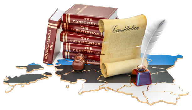 istock Constitution of Estonia concept, 3D rendering 917889054