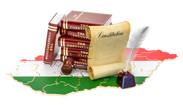 istock Constitution of Hungary concept, 3D rendering 917889368