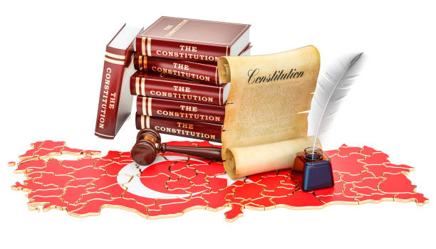 istock Constitution of Turkey concept, 3D rendering 917889474
