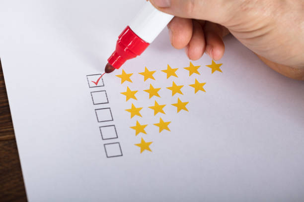 istock Best Rating Concept With Tick Box 917891930