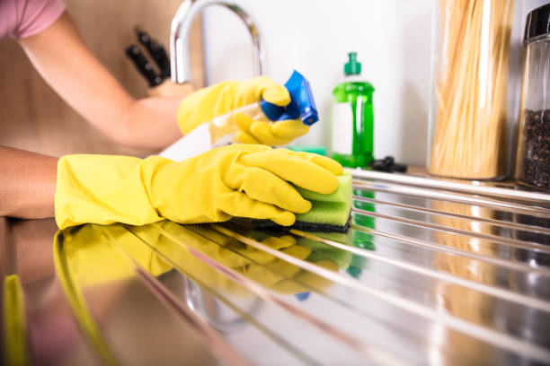 person die hand reinigung edelstahlspüle - lifestyles domestic kitchen human hand furniture stock-fotos und bilder