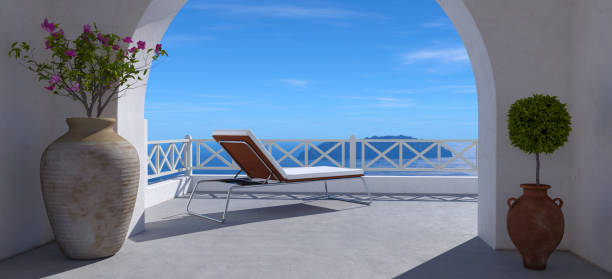 istock Grecian Style Holiday Villa 917901392