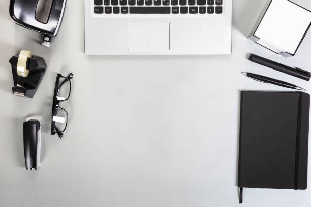 istock Close-up Of Office Desk 917901404