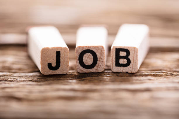 istock Close-up Of A Job Word 917901834